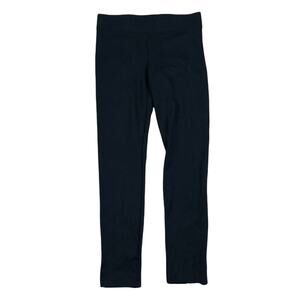CABI Black Ankle Zip Pull‎ On Legging Pants Size Small Stretchy Zippers S